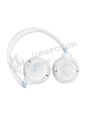 Беспроводные/проводные наушники JBL Tune 680NC белый, накладные, Bluetooth + проводной, адаптивное шумоподавление