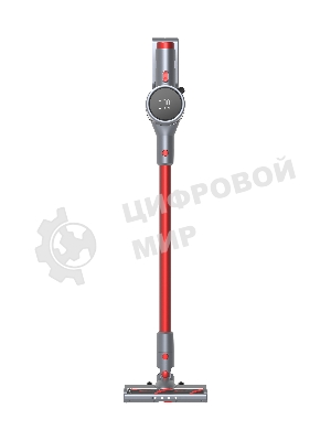 Пылесос вертикальный Topdevice WVC200 красный/серый, питание от аккумулятора, 250 Вт, уборка сухая/влажная, пылесборник 0.6 л