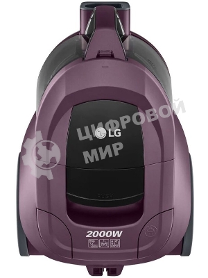 Пылесос LG VC5420NHTCW фиолетовый, 380/2000 Вт, уборка сухая, пылесборник контейнер 1.3 л
