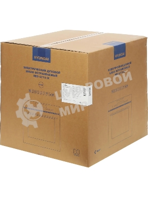 Духовой шкаф электрический Hyundai HEO 6773 IX черный/нержавеющая сталь