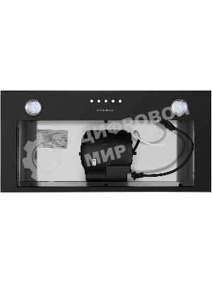 Вытяжка встраиваемая Maunfeld Crosby Singl 60 черный, 60 см, 850 куб. м/ч, 48 дБ