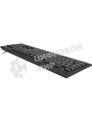 Комплект клавиатура+мышь Oklick 630M проводной, USB, 1600 DPI, чёрный