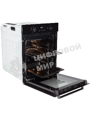 Духовой шкаф электрический Zigmund & Shtain E 173 B черный, 51 л