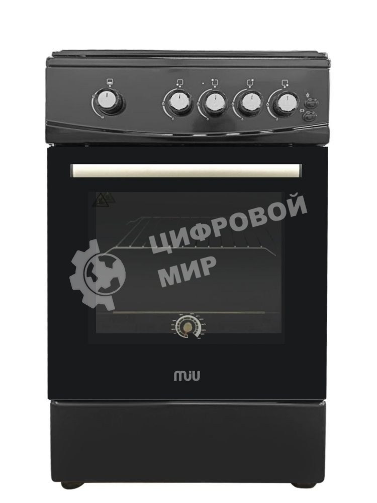 Газовая плита MIU UNO 52S черная