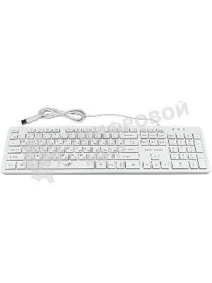 Клавиатура Dialog KGK-17U проводная, USB Type-A, белый