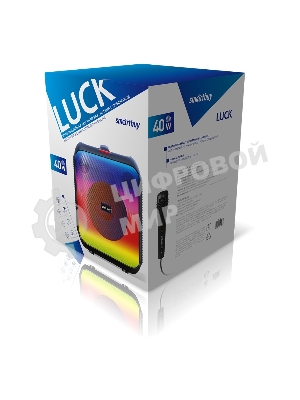 Портативная акустика Smartbuy LUCK черный