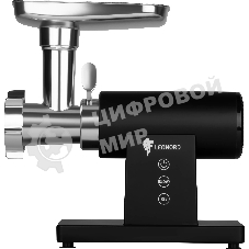 Мясорубка электрическая LEONORD LE-17705 Premium черный, 3000 Вт, 3.0 кг/мин, реверс, металлический лоток, насадки - 6