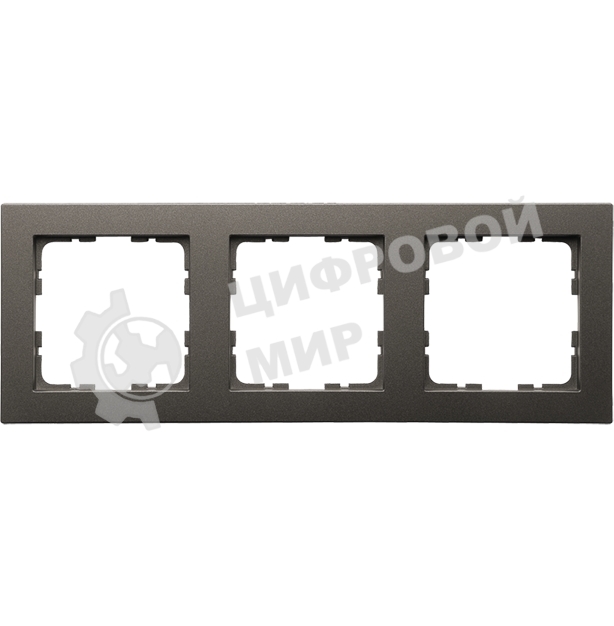 Рамка Jasmart 3-м G-Classic мокко