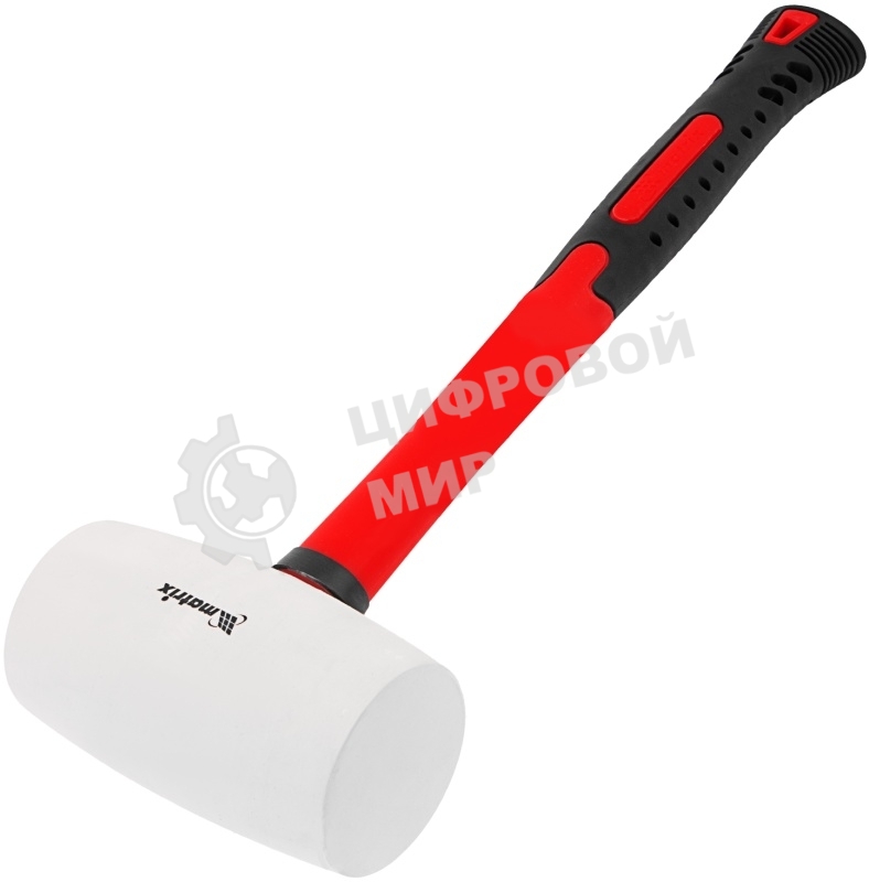 Киянка резиновая Matrix 11198 910 г, белая резина, фибергласовая рукоятка