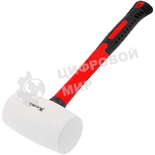 Киянка резиновая Matrix 11198 910 г, белая резина, фибергласовая рукоятка