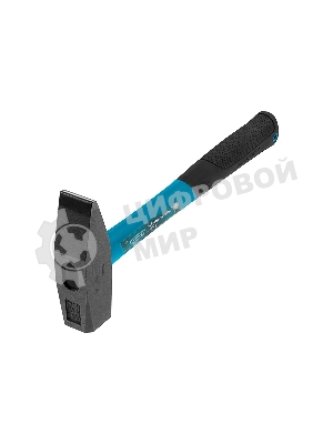 Молоток слесарный Gross 10279 1000 г, квадратный боек, фиберглассовая обрезиненная рукоятка