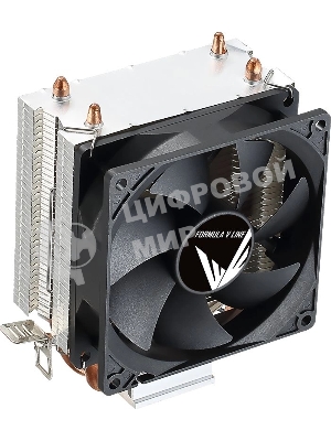 Устройство охлаждения (кулер) Aerocool Formula Ice Boid 2PSDB черный 90мм алюминий+медь 2100rpm 34db 4-pin 90W 135мм