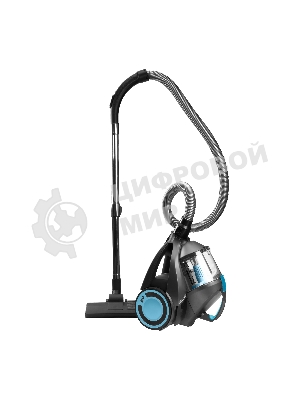 Пылесос Galaxy Line GL 6224 серый/голубой, 300/2400 Вт, уборка сухая, пылесборник контейнер 2 л