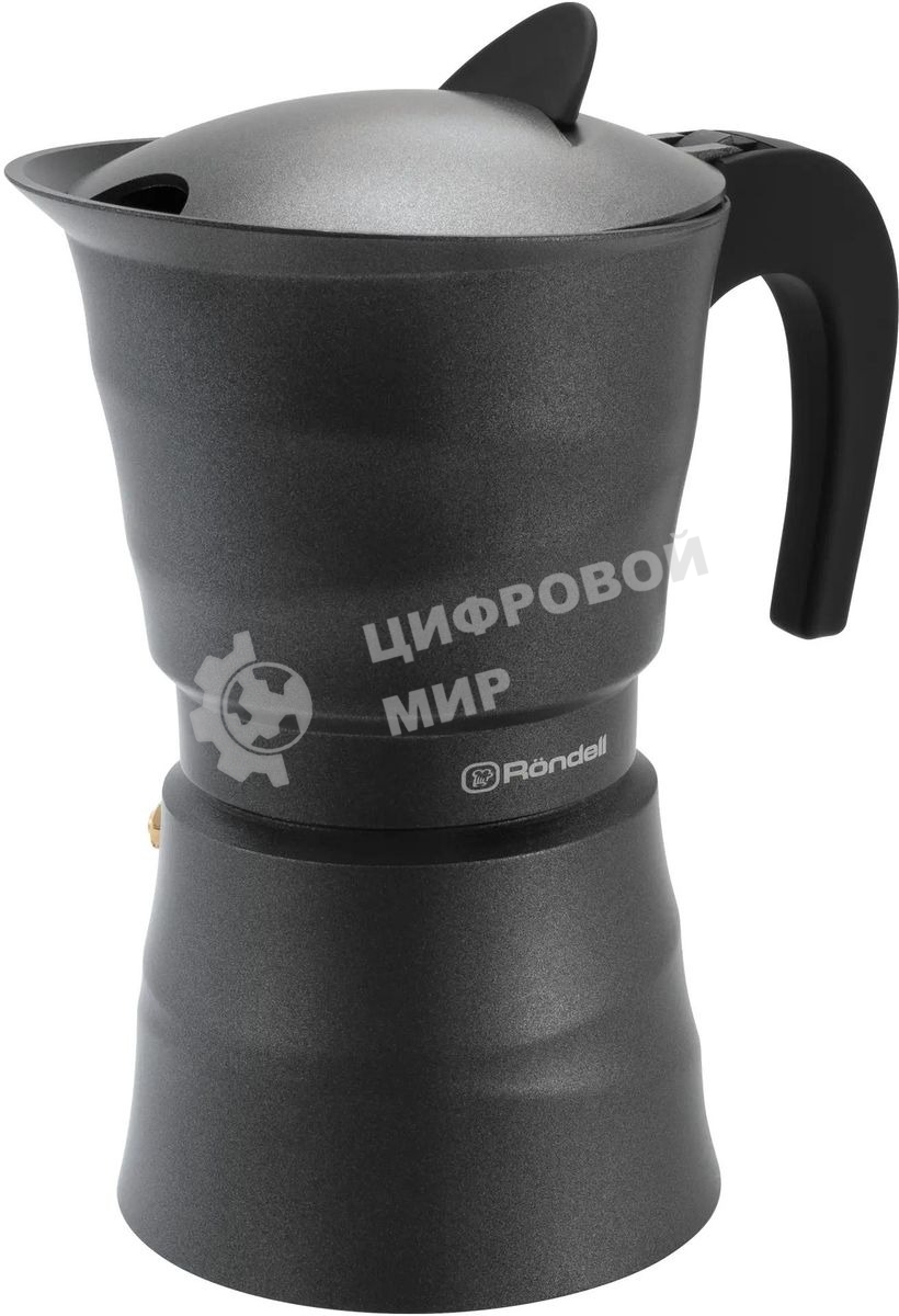 Кофеварка гейзерная Rondell RDA-1901 9 чашек, серый