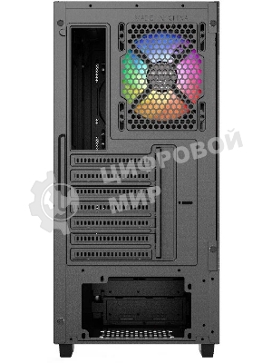 Компьютерный корпус Powercase Mistral AY4B ARGb, Tempered Glass, 4x 120мм ARGb Fans, черный, ATX (CMAYB-A4)