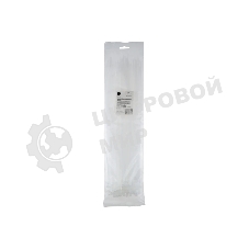 Стяжки Cablexpert NYT-370x4.8 пластиковые 370 мм х 4.8 мм, белые (100 шт.)