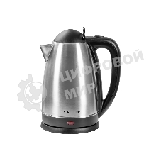 Чайник электрический Galaxy GL 0321 серый, металл, 2000 Вт, 2,5 л, корпус из нержавеющей стали AISI 304, скрытый нагревательный элемент из нержавеющей стали AISI 304, индикатор работы