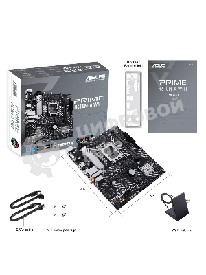 Материнская плата ASUS PRIME H610M-A WIFI, LGA 1700, Intel H610, 2xDDR5, 4xSATA, 2xM.2, 1xPCIe 4.0 x16, 1xDP, 1xHDMI, 1xVGA, 1x1Gb LAN, 1xUSB 3.2 Gen 2, 4xUSB 2.0, 3x3.5 мм, 7.1, mATX