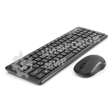 Комплект клавиатура+мышь Gembird KBS-9200 беспроводной, USB, 1000 DPI, чёрный