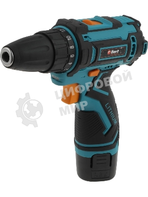Дрель-шуруповерт Bort BAB-12x2Li-FD, 12 В, 1,5 Ач, 36 Нм, щеточный