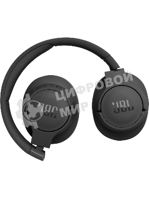 Беспроводные/проводные наушники JBL Tune 770NC черный, полноразмерные, Bluetooth + проводной, адаптивное шумоподавление