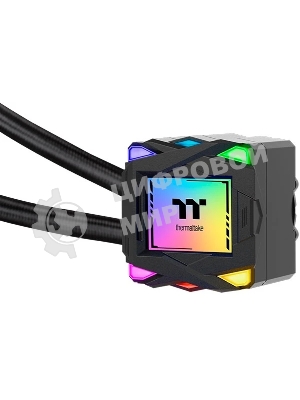 Система жидкостного охлаждения Thermaltake LA360 ARGB Soc-AM5/AM4/1200/1700/1851 черный 4-pin 38.35dB Al+Cu Ret (CL-W459-PL12SW-A)
