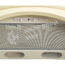 Вытяжка каминная Elikor Ротонда 60П-650-П3Л бежевый, 60 см, 650 куб. м/ч, 56 дБ