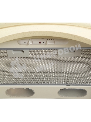 Вытяжка каминная Elikor Ротонда 60П-650-П3Л бежевый, 60 см, 650 куб. м/ч, 56 дБ