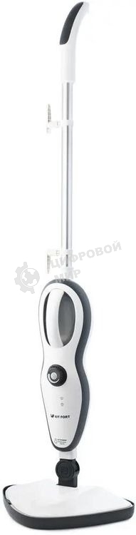 Швабра паровая Kitfort КТ-1008 1500Вт белый/черный