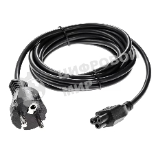 Кабель питания для ноутбуков 3m, 3-pin, с заземлением, 220V (Европейский стандарт) Telecom