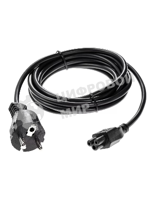 Кабель питания для ноутбуков 3m, 3-pin, с заземлением, 220V (Европейский стандарт) Telecom