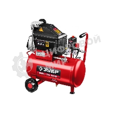 Компрессор воздушный безмасляный с набором аксессуаров, 200 л/мин, 24 л, 1500 Вт, Зубр