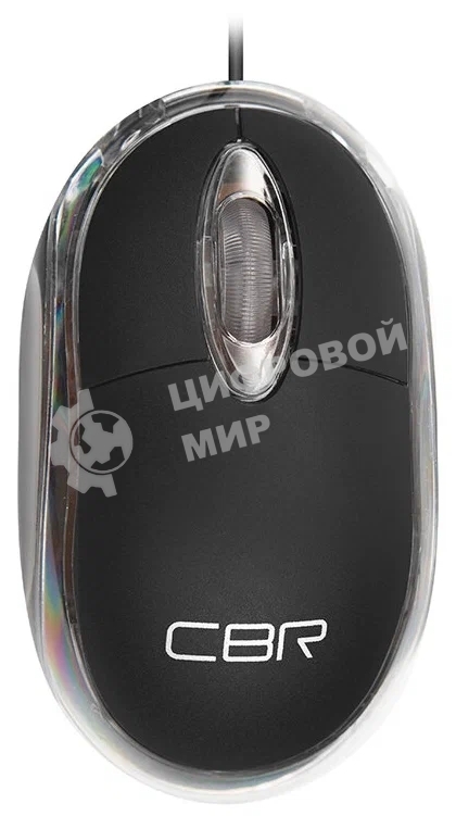 Мышь проводная CBR CM 122 черный, 1000 dpi, USB, кнопки - 3
