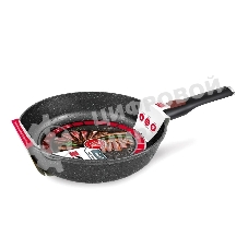 Сковорода НМП Литая L18028i, 28 см, серый