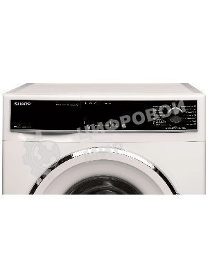Стиральная машина Sharp ES712RW белый, загрузка фронтальная 7 кг, 1200 об/мин, класс: A+++