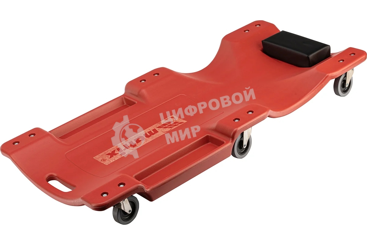 Лежак ремонтный Matrix на 6-ти колесах, 1000 х 475 х 128 мм, пластиковый