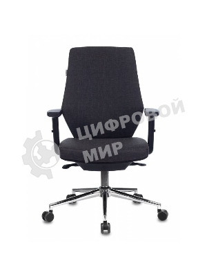 Кресло Бюрократ CH-545SL серый, экокожа, 120 кг, механизм качания