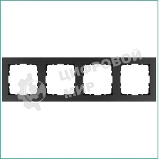 Рамка Jasmart 4-м G-Classic антрацит