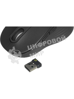 Мышь Logitech M650 L черный оптическая 4000dpi беспров. BT/Radio USB (910-006350)