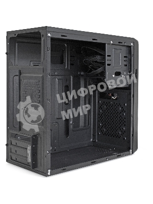 Компьютерный корпус Minitower ExeGate EX286412RUS BA-309 (mATX, без БП, 2хUSB, HD аудио, черный)