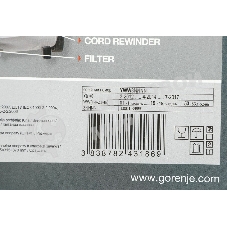 Пылесос Gorenje VC2301SPWCY белый, 400/2300 Вт, уборка сухая, пылесборник контейнер 1.7 л