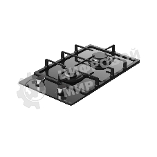 Варочная поверхность Kuppersberg FG 30 B, газ, High-Tech, 30 см, автоматический электроподжиг, газ-контроль, SABAF конфорки, чугунные решетки, цвет черное стекло, цвет фурнитуры черный