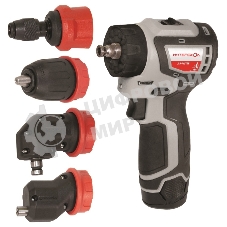 Дрель-шуруповерт ИНТЕРСКОЛ ДА-10/12В 36, 12 В, 2 Ач, 36 Нм, бесщеточный