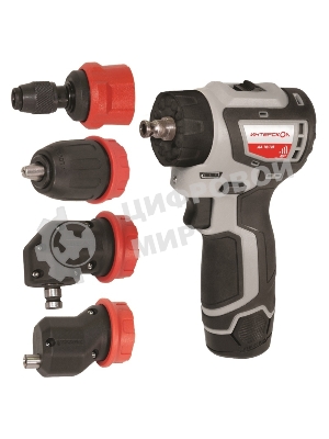 Дрель-шуруповерт ИНТЕРСКОЛ ДА-10/12В 36, 12 В, 2 Ач, 36 Нм, бесщеточный