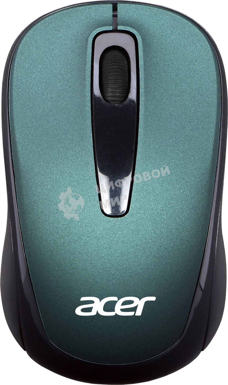 Мышь беспроводная Acer OMR135 зеленый, 1000 dpi, радиоканал, USB, кнопки - 3