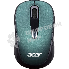 Мышь беспроводная Acer OMR135 зеленый, 1000 dpi, радиоканал, USB, кнопки - 3