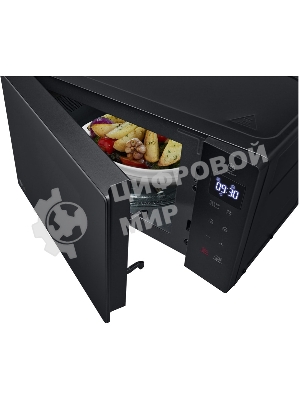 Микроволновая печь LG MH6032GAS черный, 20 л, 700 Вт, переключатели - сенсор