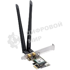 Сетевой адаптер Wi-Fi + Bluetooth Cudy WE3000 AX3000 PCI Express (ант.внеш.съем) 2ант.