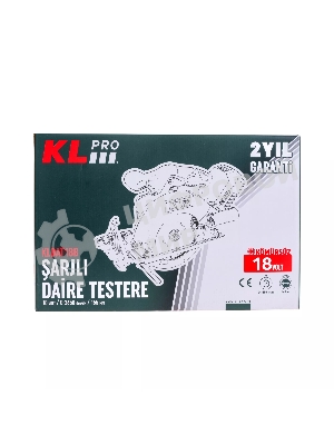 Профессиональная пила циркулярная бесщеточная KLPRO KLDAT18B-80 (18 В/8,0 А·ч, 3650 об/мин, 165мм)