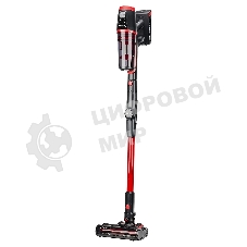 Пылесос вертикальный EVOLUTION Smart Clean VCF2212M черный/красный, питание от аккумулятора, 380 Вт, уборка сухая, пылесборник 0.4 л